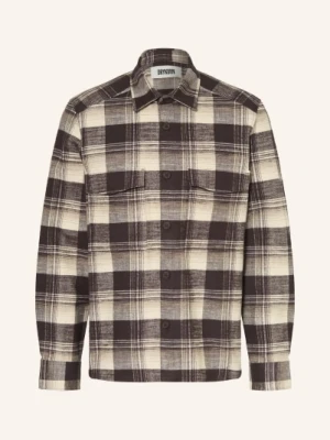 Drykorn Flanelowa Koszula Wierzchnia Gunray braun