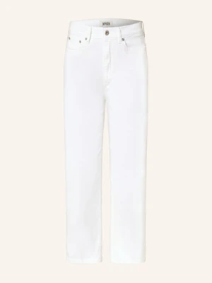 Drykorn Jeansy Cropped Flown weiss