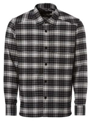 Drykorn Koszula męska Mężczyźni Slim Fit Bawełna czarny|szary w kratkę,