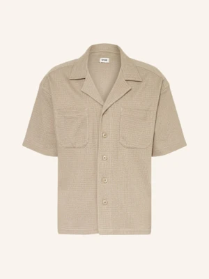 Drykorn Koszula Z Klapami Lauwrenz Comfort Fit Z Dżerseju beige