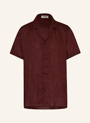 Drykorn Koszula Z Klapami Bijan Comfort Fit Z Lnu rot