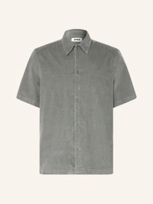 Drykorn Koszula Z Krótkim Rękawem Meryn Comfort Fit Z Sztruksu gruen
