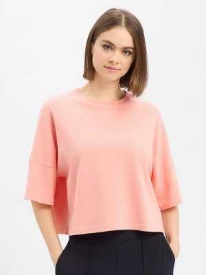 Drykorn Koszulka damska - Kusia Kobiety Bawełna (100%) pomarańczowy jednolity,