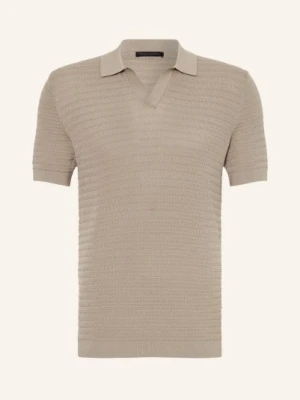 Drykorn Koszulka Polo Braian Z Dzianiny beige