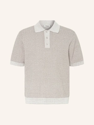 Drykorn Koszulka Polo Z Dzianiny Tamian Relaxed Fit braun