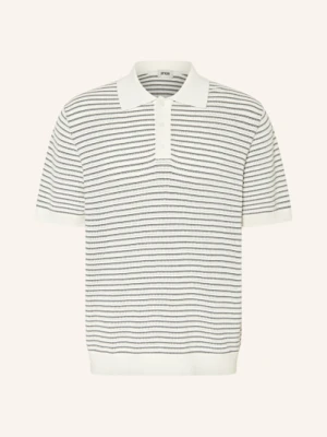Drykorn Koszulka Polo Z Dzianiny Tamian Relaxed Fit weiss
