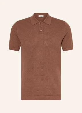 Drykorn Koszulka Polo Z Dzianiny Triton Regular Fit braun