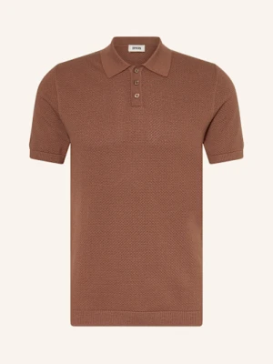 Drykorn Koszulka Polo Z Dzianiny Triton Regular Fit braun