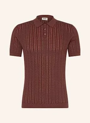 Drykorn Koszulka Polo Z Dzianiny Triton Regular Fit rot