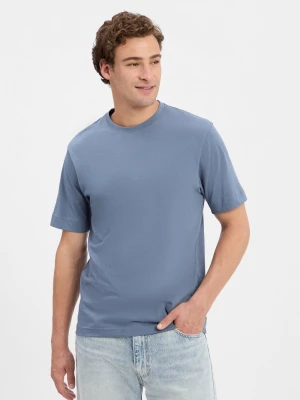Drykorn Koszulka - Raphael Mężczyźni Bawełna niebieski jednolity,