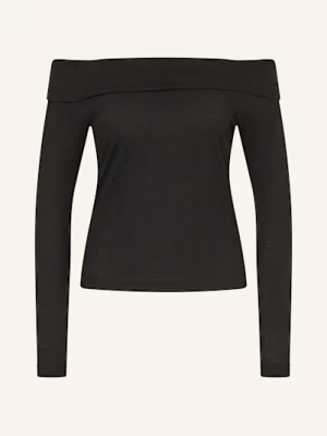 Drykorn Koszulka Z Długim Rękawem Araya Z Odkrytymi Ramionami schwarz