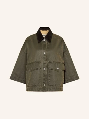 Drykorn Kurtka Jeansowa Ans Z Rękawem 3/4 gruen