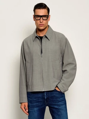 Drykorn Kurtka Rikko | Relaxed fit | z dodatkiem wełny szary