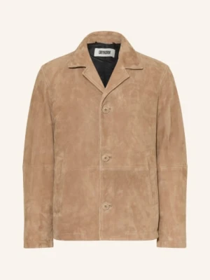 Drykorn Kurtka Skórzana Louvin beige