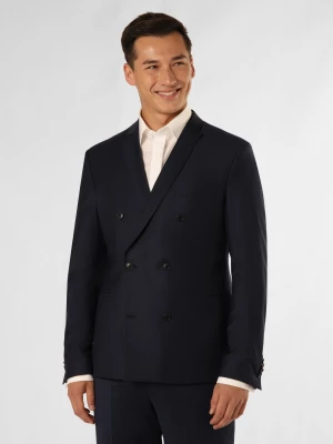 Drykorn Męska marynarka od garnituru modułowego Mężczyźni Slim Fit niebieski jednolity,