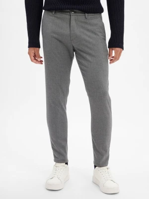 Drykorn Męskie spodnie materiałowe - Ajend Mężczyźni szary marmurkowy,