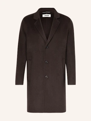 Drykorn Płaszcz Wełniany Skolan braun