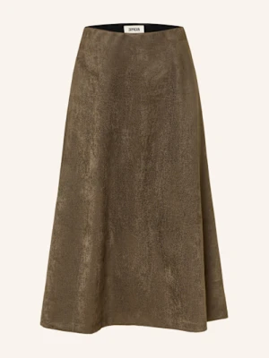 Drykorn Spódnica Ura Z Imitacji Skóry gruen