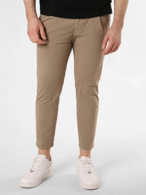 Drykorn Spodnie - Chasy Mężczyźni Bawełna beżowy|brązowy jednolity,