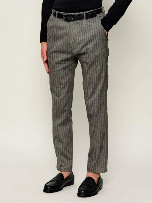 Drykorn Spodnie chino DEGER | Regular Fit | z dodatkiem lnu
