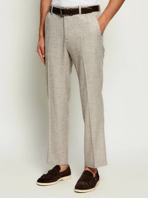 Drykorn Spodnie chino Garona_B | Regular Fit | z dodatkiem wełny beżowy