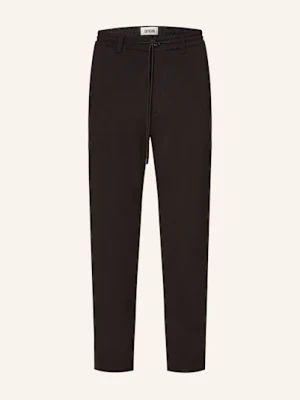 Drykorn Spodnie Dżersejowe W Stylu Dresowym Deger Slim Fit schwarz