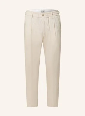Drykorn Spodnie Garniturowe Chasy Extra Slim Fit Z Lnem beige