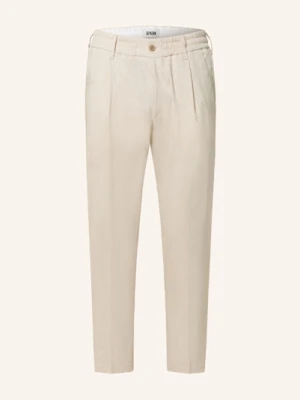 Drykorn Spodnie Garniturowe Chasy Extra Slim Fit Z Lnem beige