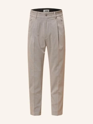Drykorn Spodnie Garniturowe Chasy Regular Fit Z Krótszymi Nogawkami grau 1205 braun