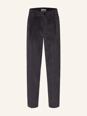 Drykorn Spodnie Garniturowe Chasy Ze Sztruksu Extra Slim Fit blau