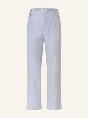 Drykorn Spodnie Marlena Dispatch Z Lnem blau