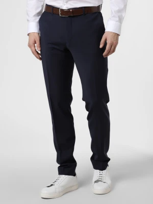 Drykorn Spodnie Mężczyźni Slim Fit Sztuczne włókno niebieski jednolity,