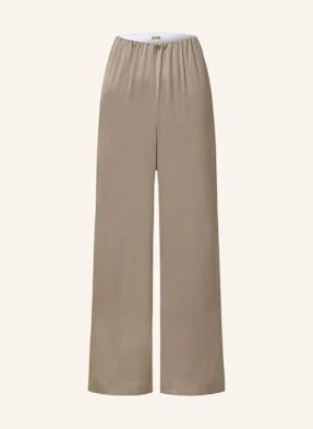 Drykorn Spodnie Satynowe Tweezer beige