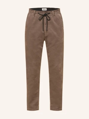 Drykorn Spodnie Z Sztruksu Deger O Kroju Regular Fit beige BRĄZOWY