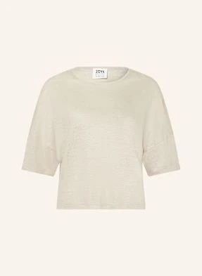 Drykorn Sweter Kusia Z Lnu Z Rękawami 3/4 beige
