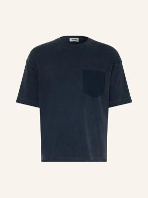 Drykorn T-Shirt Mategon blau GRANATOWY