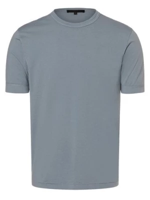 Drykorn T-shirt męski Mężczyźni Dżersej niebieski|szary jednolity,