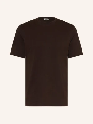 Drykorn T-Shirt Raphael braun CIEMNOBRĄZOWY