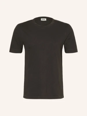 Drykorn T-Shirt Raphael Z Lnem braun CZARNY