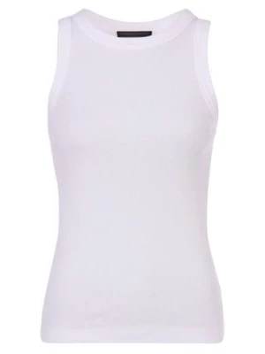 Drykorn Top damski Kobiety Bawełna biały jednolity,