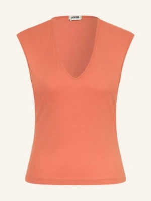 Drykorn Top Jelura orange ŁOSOSIOWY