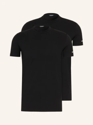 dsquared2 2 Sztuki Koszulek schwarz