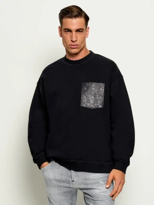 Dsquared2 Bluza | Relaxed fit czarny