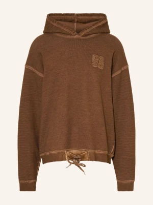 dsquared2 Bluza Z Kapturem braun BRĄZOWY