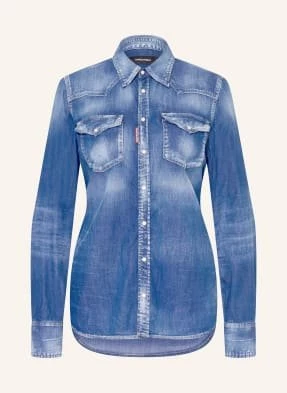 dsquared2 Bluzka Jeansowa blau