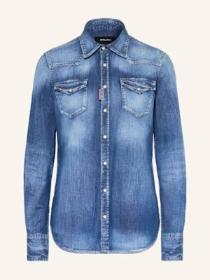 dsquared2 Bluzka Jeansowa blau