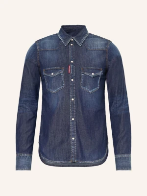 dsquared2 Bluzka Jeansowa blau GRANATOWY