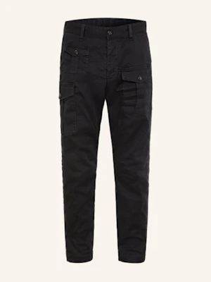 dsquared2 Bojówki Sexy Cargo Fit schwarz