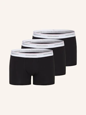 dsquared2 Bokserki, 3 Szt. schwarz