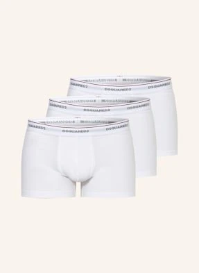 dsquared2 Bokserki, 3 Szt. weiss